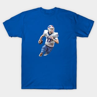 Josh Allen Watercolor - Original Artwork T-Shirt